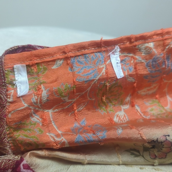 Festival Recycled Silk Boho Embroidered  Wrap Skirt Sequins Women's  One size - Picture 10 of 11